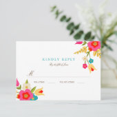 国は開花しまRSVPを結婚します 出欠カード (スタンド正面)