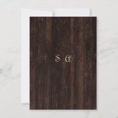 国ひまわり素朴〔雄ジカの〕枝角退職パーティー 招待状 (裏面)