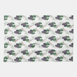 国ぶどう柄のキッチンタオル キッチンタオル