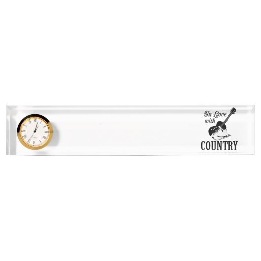 国を愛して デスクネームプレート (正面)