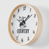 国を愛して 壁時計 (傾斜)