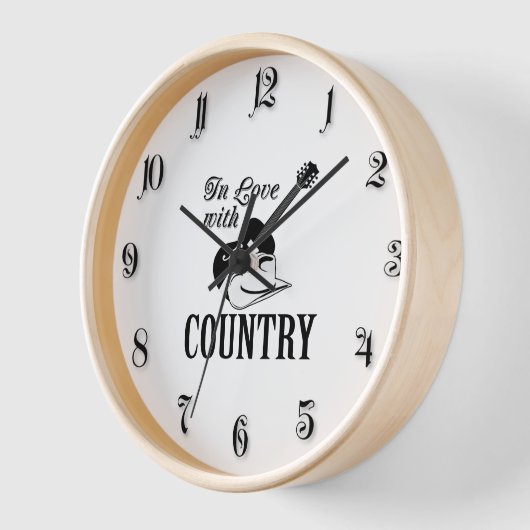 国を愛して 壁時計 (傾斜)