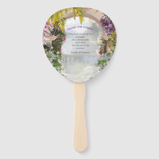 国イタリアンの家庭アウトドア ハンドファン (裏面)