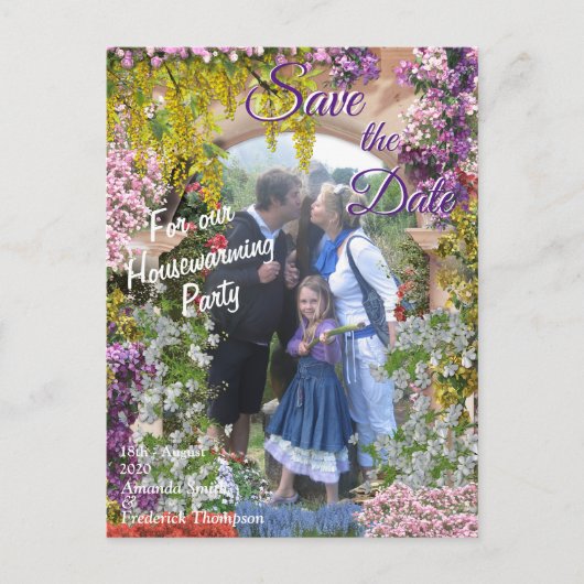 国イタリアンの家庭アウトドア 案内ポストカード (正面)