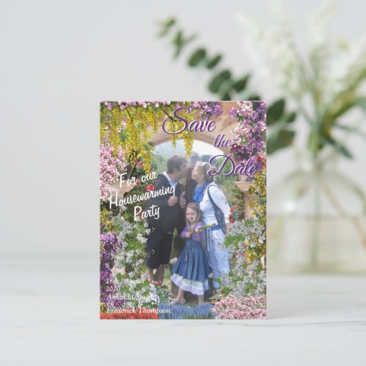 国イタリアンの家庭アウトドア 案内ポストカード (スタンド正面)