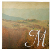 国イタリアン側のモノグ転がラム表示タイル タイル (正面)