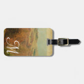 国イタリアン側の転がモノグラム荷物タグ ラゲッジタグ (正面横)