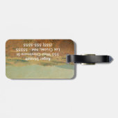 国イタリアン側の転がモノグラム荷物タグ ラゲッジタグ (裏面横)