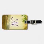 国イタリアン側ワイナリーモノグラム荷物タグ ラゲッジタグ (正面横)