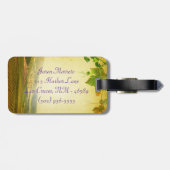 国イタリアン側ワイナリーモノグラム荷物タグ ラゲッジタグ (裏面横)