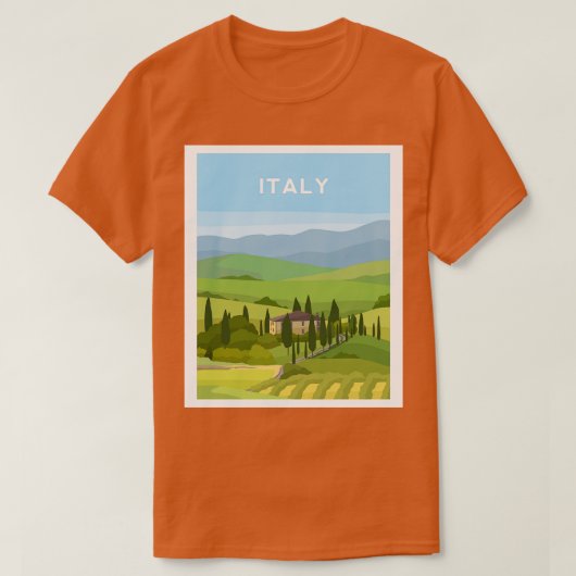 国イタリアン側 Tシャツ (デザイン正面)