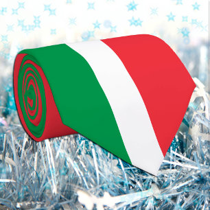 国イタリアン旗とビジネスItaly,旅行/スポーツ ネクタイ
