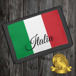 国イタリアン旗ファッションイタリア愛国者/スポーツ ナイロン三つ折りウォレット<br><div class="desc">財布：イタリアとイタリアン国旗のファッション – 私の国を愛し、旅行の贈り物、おじいちゃん誕生日、国の愛国者/スポーツファン</div>