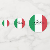 国イタリアン旗紙吹雪,イタリア,パーティー,イタリア コンフェッティ (裏面)