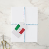 国イタリアン旗 – イタリア国旗 – Italia ギフトタグ (より糸付き)