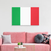 国イタリアン旗（イタリア） キャンバスプリント (インサイチュ (リビング))