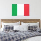 国イタリアン旗（イタリア） キャンバスプリント (インサイチュ (寝室))