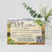 国エレガントイタリアン式RSVPカード 招待状 (スタンド正面)