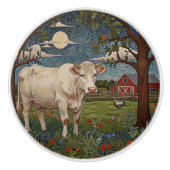 国エレガントシックboho牛ファーム セラミックノブ (正面)