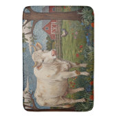 国エレガントシックboho牛ファーム バスマット (正面縦)