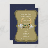 国エレガントスタイル海軍と金ゴールド セーブザデート (正面/裏面)