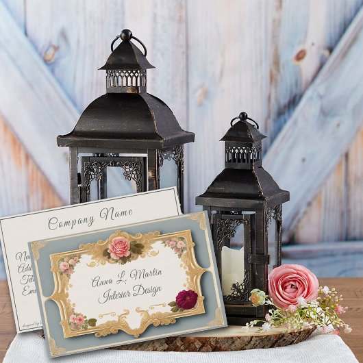 国エレガントフランスの金ゴールドのフィルタバラ 名刺