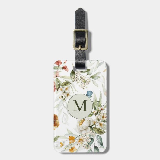 国エレガントフローラ両面 ラゲッジタグ (正面縦)