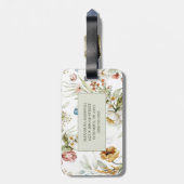 国エレガントフローラ両面 ラゲッジタグ (裏面縦)