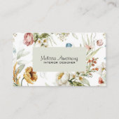 国エレガントフローラ両面 名刺 (正面)