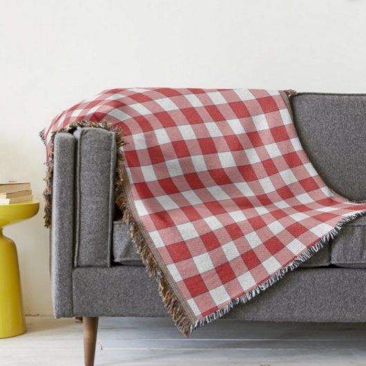 国エレガント側ピクニックホワイトレッド市松模様に スローブランケット
