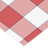 国エレガント側ピクニックホワイトレッド市松模様に ロングテーブルランナー (コーナー)