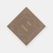 国エレガント婚式 スタンダードランチョンナプキン (角)