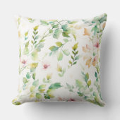 国エレガント植物水彩野草 アウトドアクッション (正面)