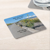 国カジュアル西山道花壇 スクエアペーパーコースター (アングル)