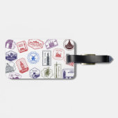 国カスタマイズ切手ラゲージタグ ラゲッジタグ (裏面横)