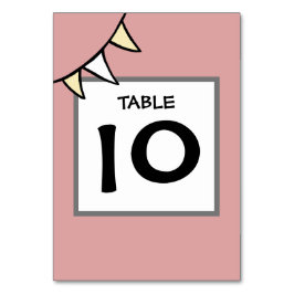 国カスタムウェディングトラクターのバンティングテーブル番号 テーブルナンバー