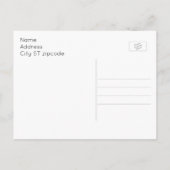 国カスタム際米国国旗、からのメモ… ポストカード (裏面)