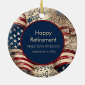 国カスタム際除パーティー セラミックオーナメント (裏面)