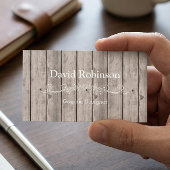 国カッコいい素朴の木の質感 名刺