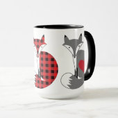 国カラフルキツネデザイン マグカップ (正面右)