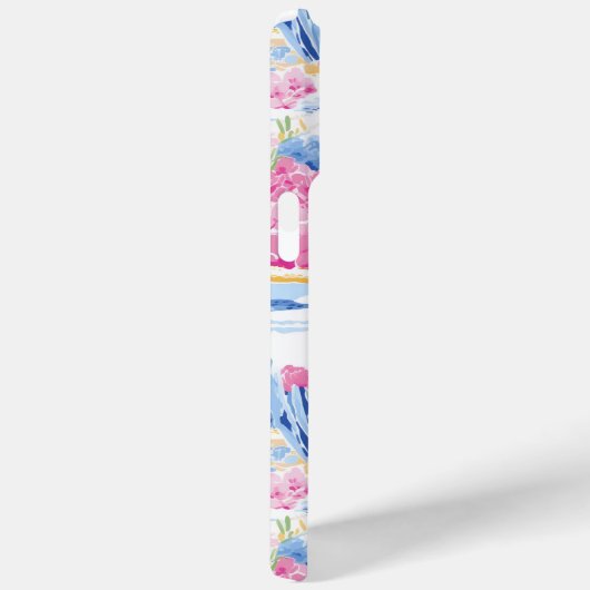 国カラフル名門私立校風のフローラパーソナライズされた名 Case-Mate iPhoneケース (裏面 / 右)