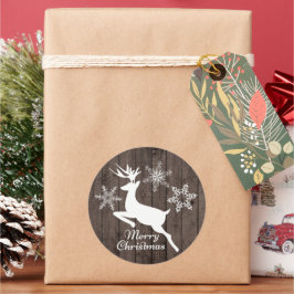 国クリスマストナリーホリデーステッカー ラウンドシール