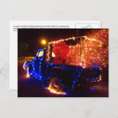 国クリスマスピックアップトラッククリスマスポストカード シーズンポストカード (正面/裏面)