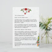 国クリスマスファミリーニュースレター両面 便箋 (スタンド正面)