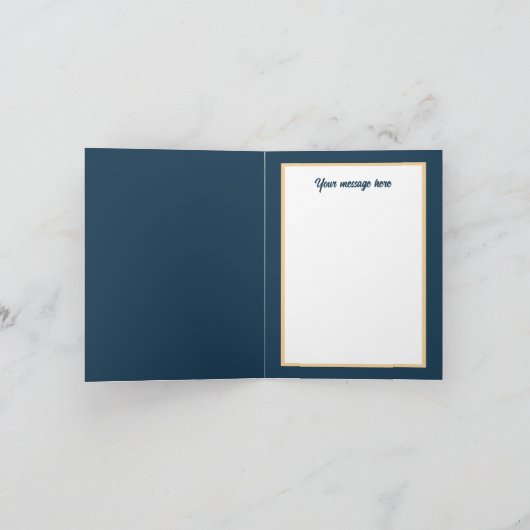 国クリスマスロッキングホース追加メッセージ シーズンカード (内部)