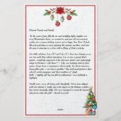 国クリスマス家族ニュースレターBoth Side 便箋 (正面)