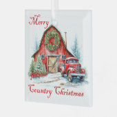 国クリスマス ガラスオーナメント (正面左)