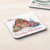 国クリスマス コースター (左側)