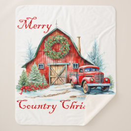 国クリスマス シェルパブランケット