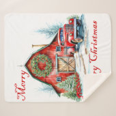 国クリスマス シェルパブランケット (正面(横))